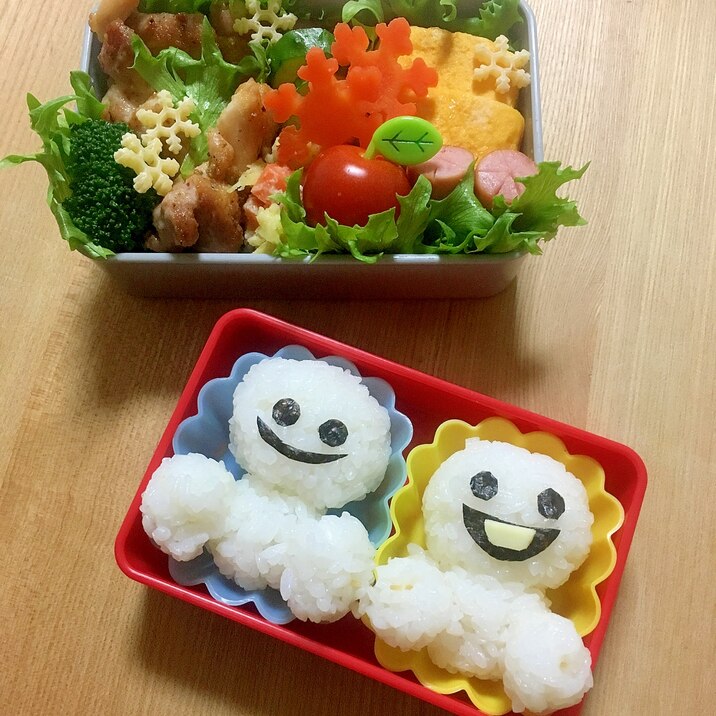 簡単キャラ弁☆アナ雪 スノーギースのお弁当♪